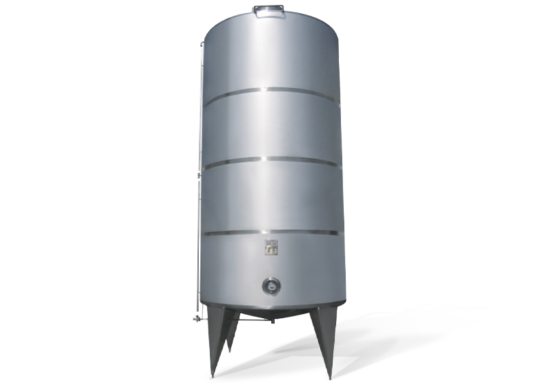 Large Outdoor Milk Storage Tank